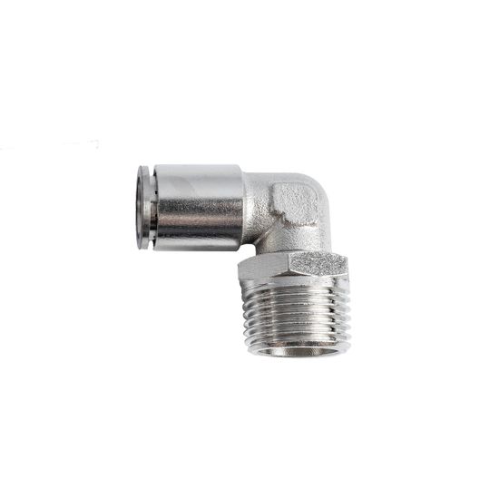 Metal Pu Fitting Elbow 12mm 1/2" M